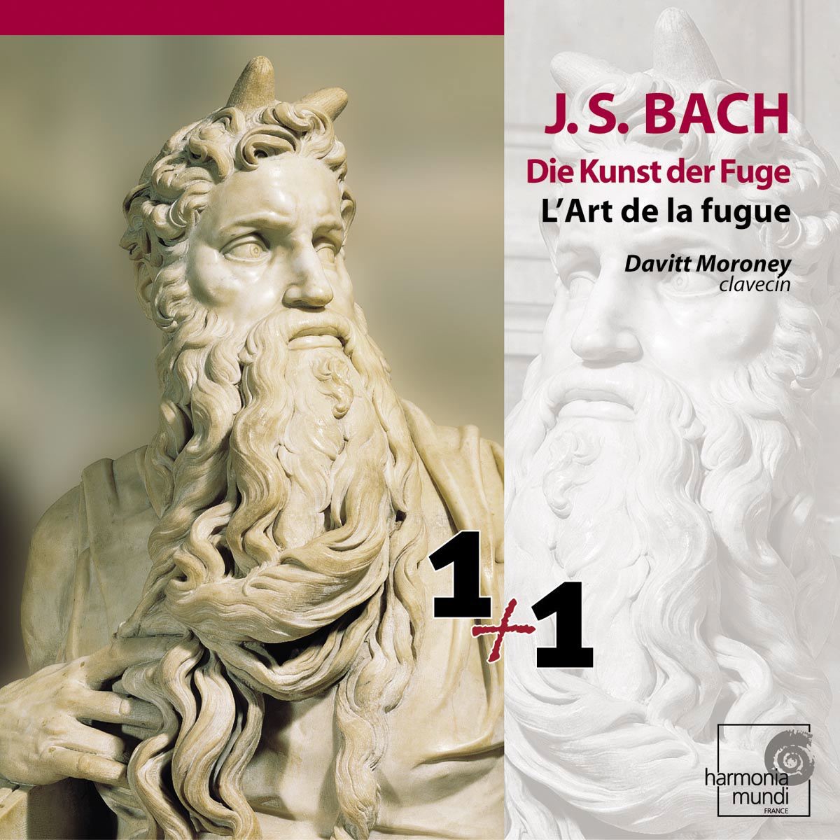 Bach: Die Kunst Der Fuge, BWV 1080 (The Art of Fugue) by Davitt Moroney album cover