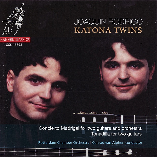 Rodrigo: Concierto Madrigal for Two Guitars and Orchestra / Tonadilla for Two Guitars by Conrad van Alphen, Katona Twins, Rotterdams Chamber Orchestra & Zoltán Katona album cover