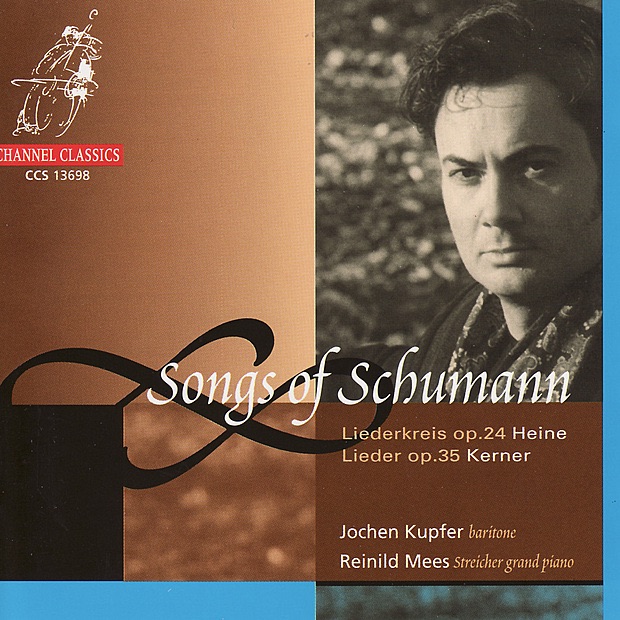 Songs of Schumann: Liederkreis, Op. 24 & Lieder, Op. 35 by Jochen Kupfer & Reinild Mees album cover
