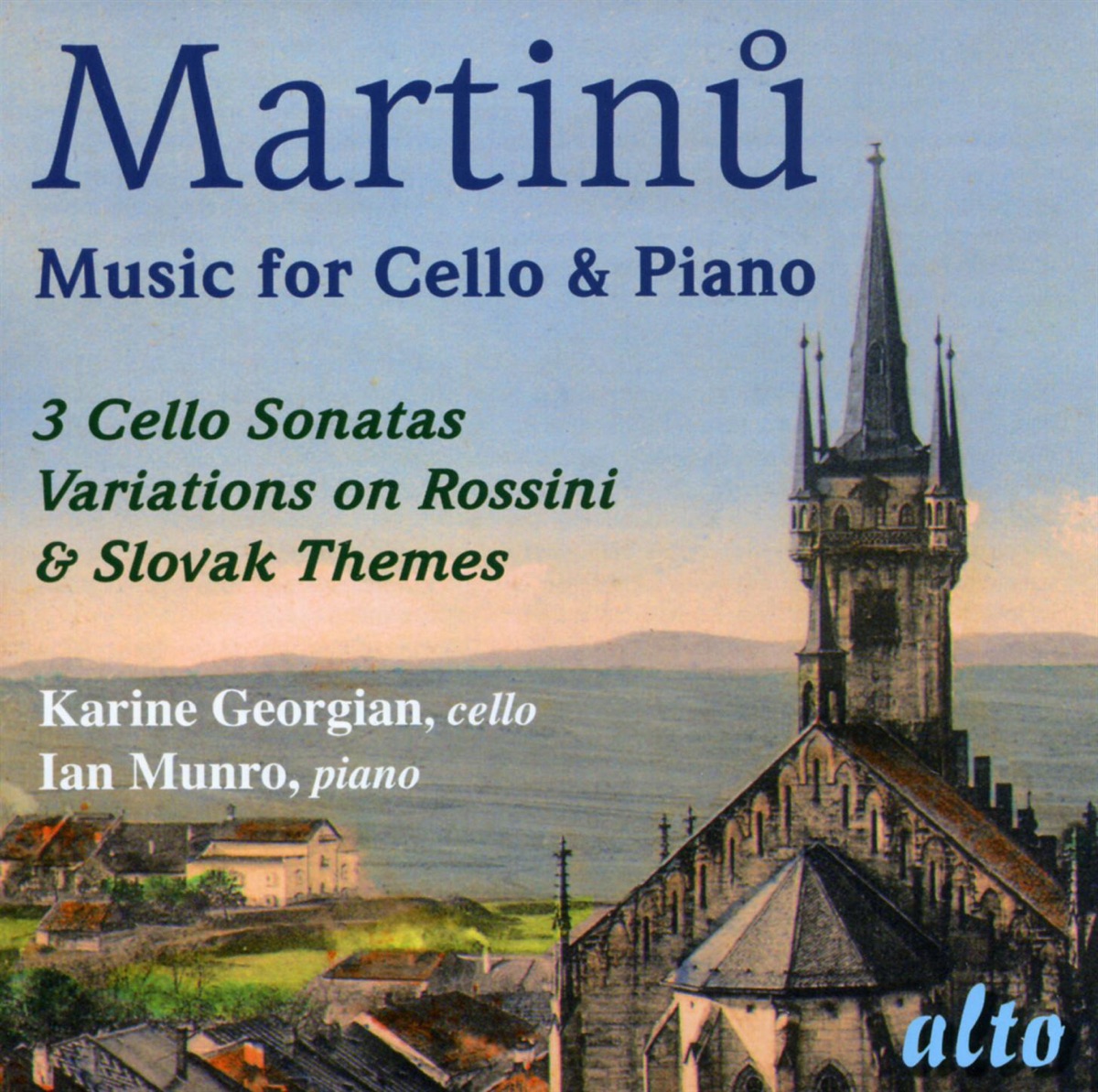 Martinu: Music for Cello and Piano by Karine Georgian & Ian Munro album cover