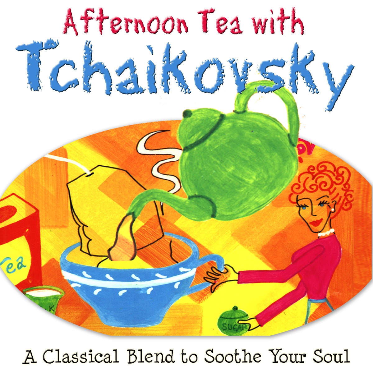 Afternoon Tea With Tchaikovsky by Edward Serov, Anton Nanut, The Ljubljana Symphony Orchestra, Alexander Dimitriev, St. Petersburg Symphony, Philharmonic Orchestra Volograd, Philharmonic Orchester Volograd & Alexander Divitriev album cover