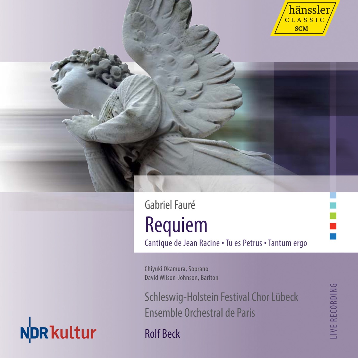 Faure: Requiem by David Wilson-Johnson, David Wilson, Rolf Beck, Orchestre de chambre de Paris, Chiyuki Okamura, Schleswig-Holstein Music Festival Choir & Tomáš Šelc album cover