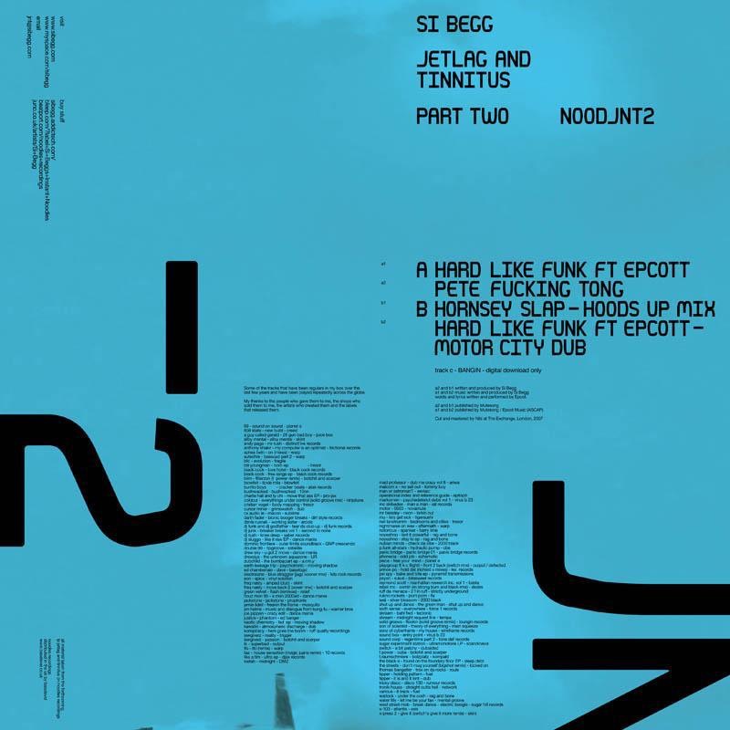 Jetlag and Tinnitus Pt. 2 - EP by Si Begg album cover