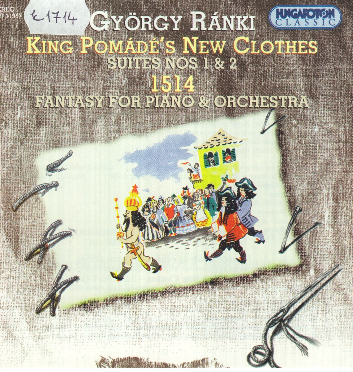 King Pomádé's New Clothes by Endre Petri, Budapest Symphony Orchestra & Tamás Pál album cover