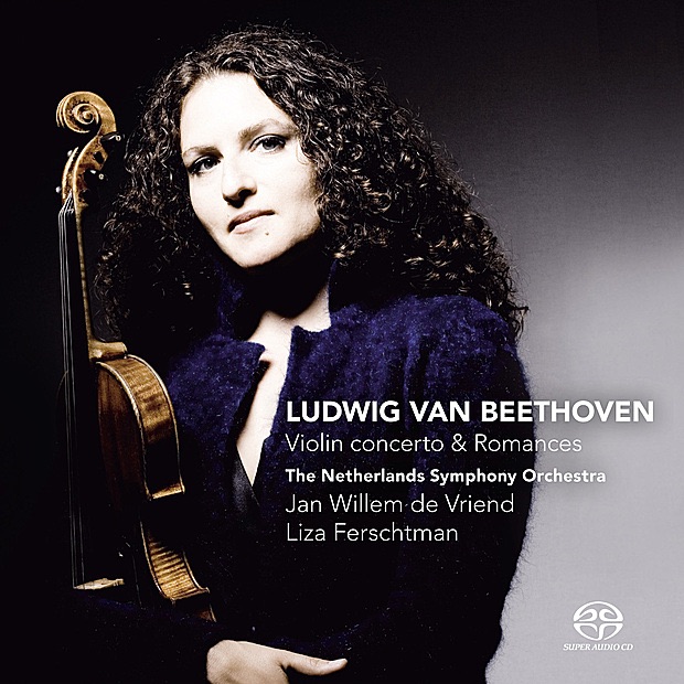 Violin Concerto & Romances by Liza Ferschtman, Jan Willem de Vriend & The Netherlands Symphony Orchestra album cover