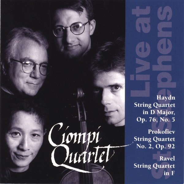 Live At St. Stephens by The Ciompi Quartet album cover