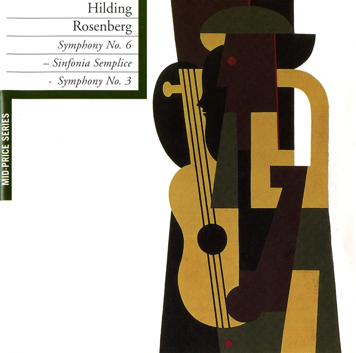 Rosenberg: Symphony No. 6 "Sinfonia semplice" & Symphony No. 3 by Stockholm Symphony Orchestra, Stig Westerberg, Royal Stockholm Philharmonic Orchestra & Herbert Blomstedt album cover