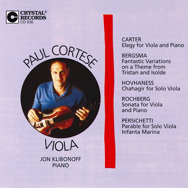 Paul Cortese, Viola by Paul Cortese & Jon Klibonoff album cover