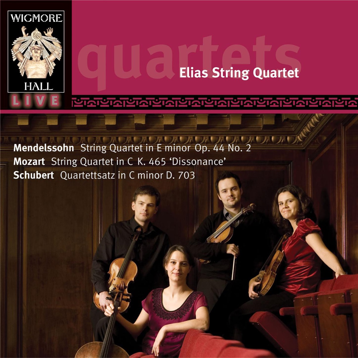 Mendelssohn, Mozart & Schubert: String Quartets by Elias String Quartet album cover