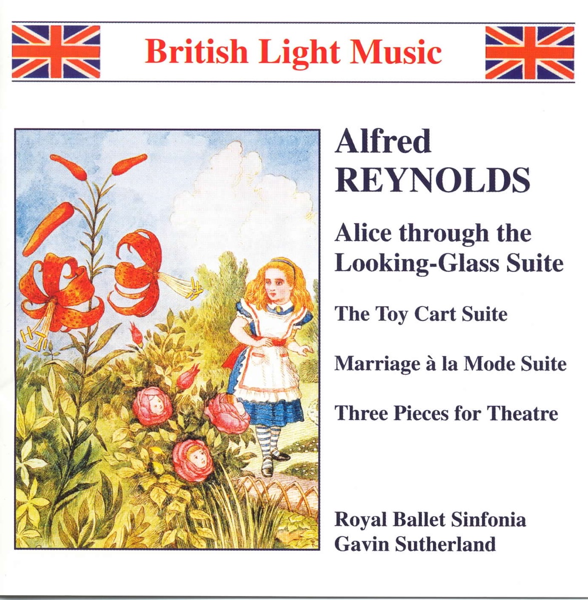 Reynolds: Alice Through the Looking Glass Suite by Gavin Sutherland & Royal Ballet Sinfonia album cover