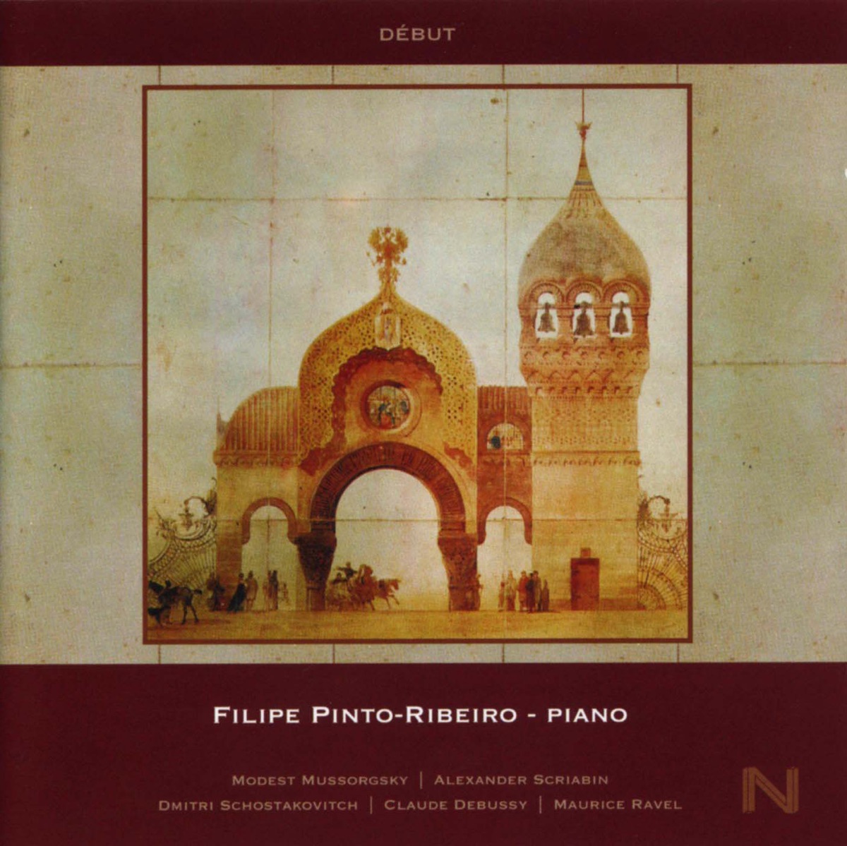 Debut (Filipe Pinto-Ribeiro  Piano) by Filipe Pinto-Ribeiro album cover