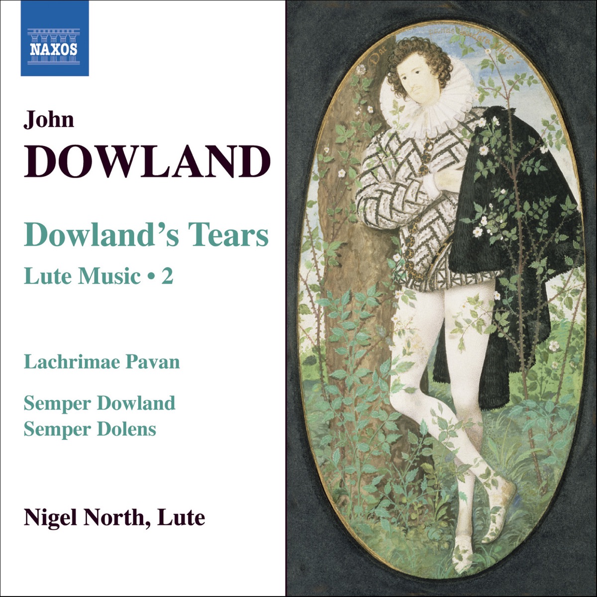 Dowland: Lute Music, Vol. 2 by Nigel North album cover