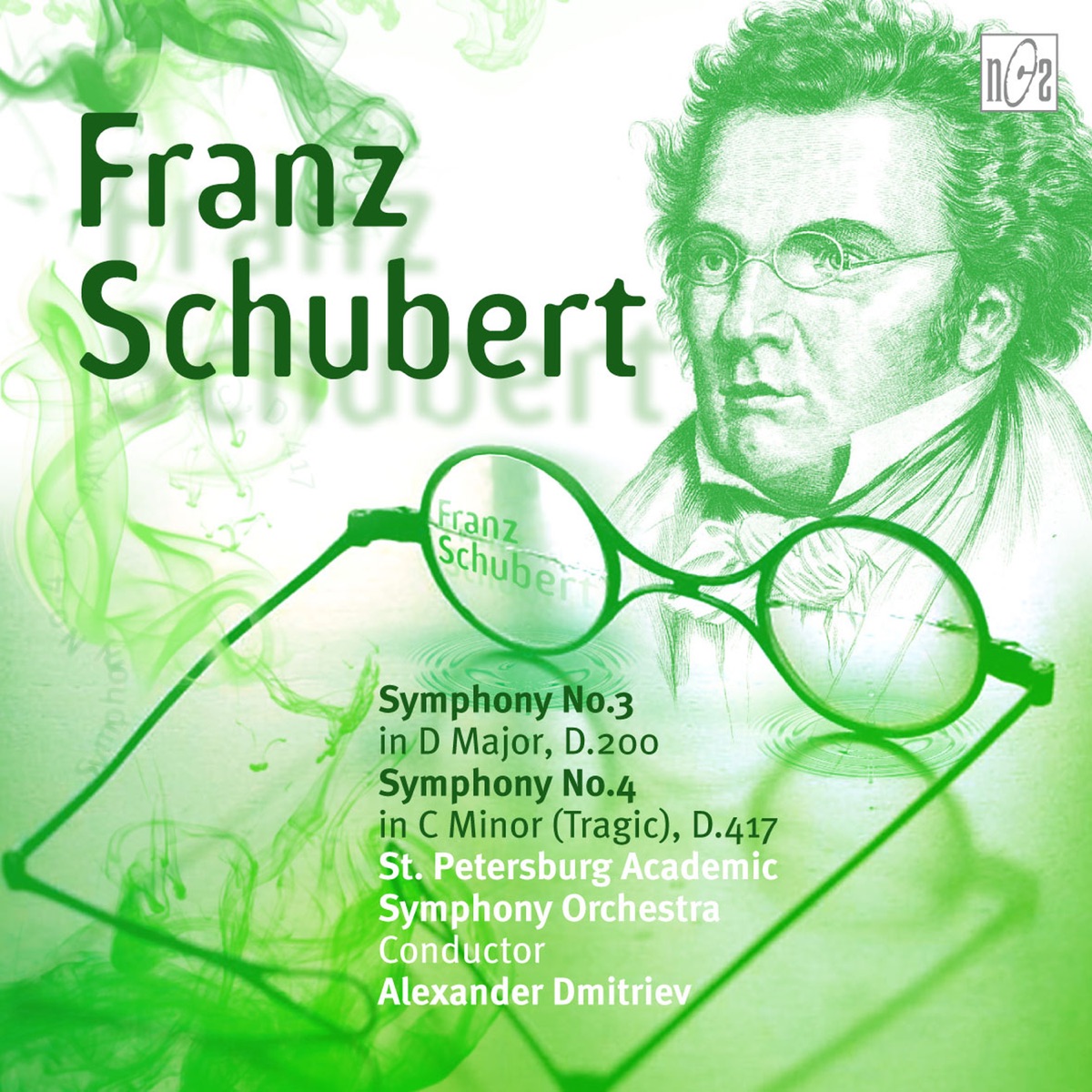Schubert: Symphony No. 3 in D Major, D. 200 - Symphony No. 4 in C Minor, D. 417 "Tragic" by Petersburg Academic Simphony Orchestra & Alexander Dmitriev album cover