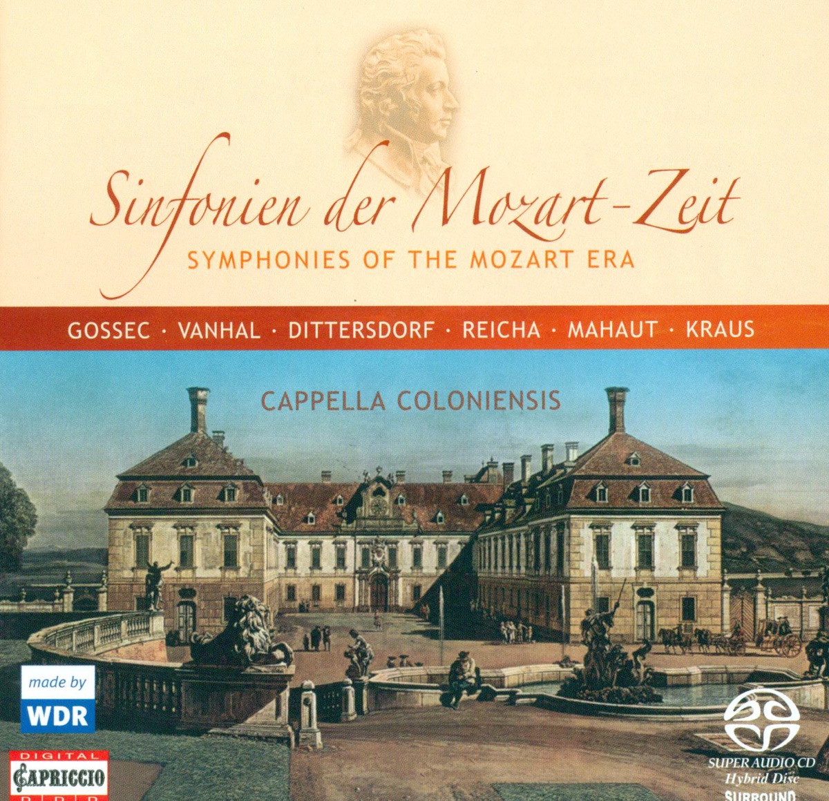 Mozart Era (Symphonies of Mozart's Time) - Gossec, F.-J. - Bach, J.C. - Vanhal, J.B. - Dittersdorf, C.D. Von by Cappella Coloniensis & Hans-Martin Linde album cover