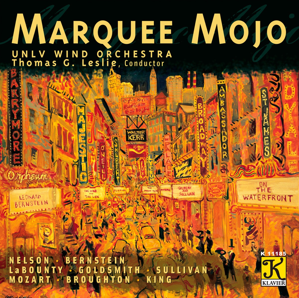 Marquee Mojo by Thomas Leslie & University of Nevada, Las Vegas Wind Orchestra album cover