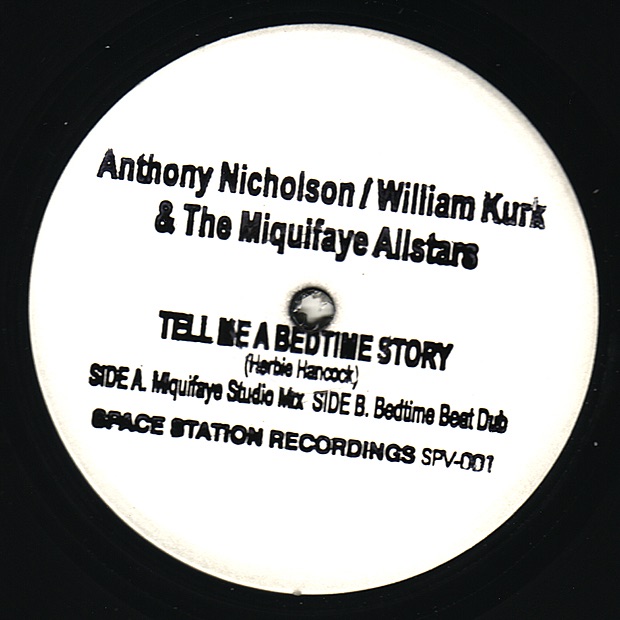 Tell Me a Bedtime Story - Single by Anthony Nicholson, William Kirk & The Miquifaye Allstars album cover