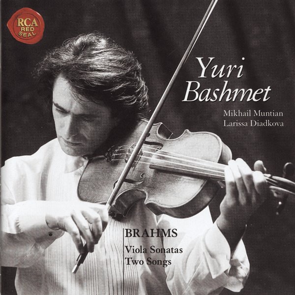 Brahms: Sonatas for Viola & Piano, Op. 120 - Two Songs, Op. 91 by Yuri Bashmet & Mikhail Muntian album cover