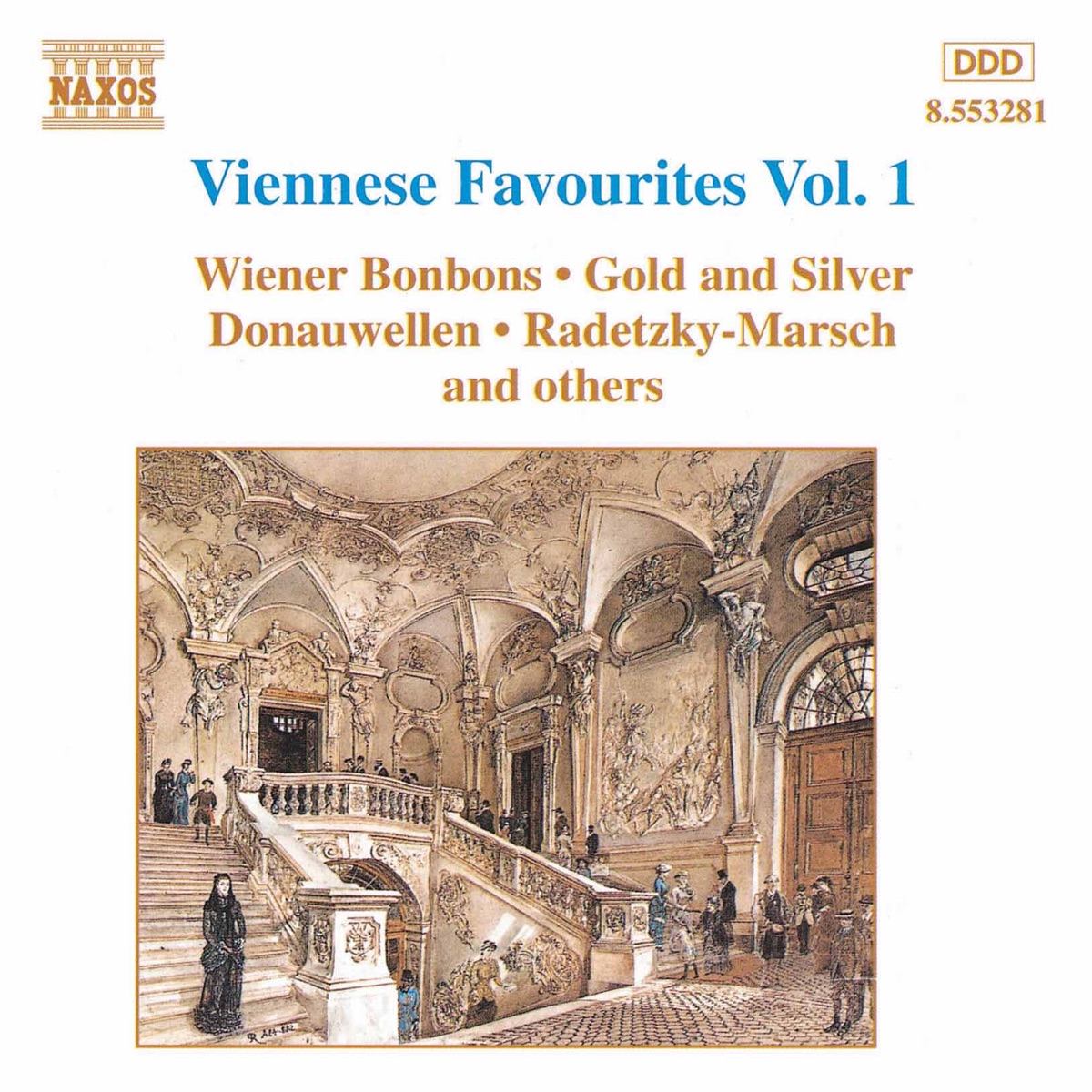 Strauss II: Viennese Favourites, Vol. 1 by Alfred Walter, Budapest Strauss Ensemble, István Bogár, Johannes Wildner, Katowice Polish State Philharmonic Orchestra, Michael Dittrich, Ondrej Lenárd, Richard Edlinger, Slovak Radio Symphony Orchestra & Slovak State Philharmonic Orchestra album cover