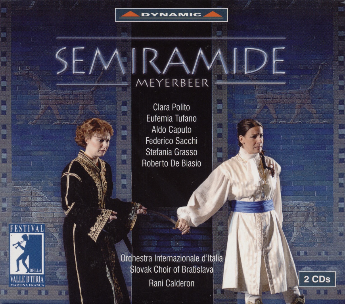 Meyerbeer: Semiramide Riconosciuta by Eufemia Tufano, Italian International Orchestra & Rani Calderon album cover