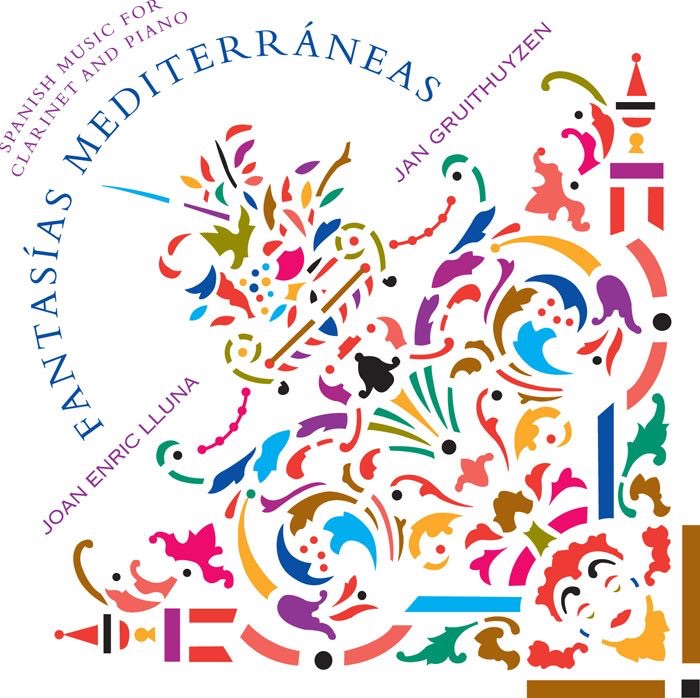 Fantasias Mediterraneas: Spanish Music for Clarinet and Piano by Jan Gruithuyzen & Joan Enric Lluna album cover