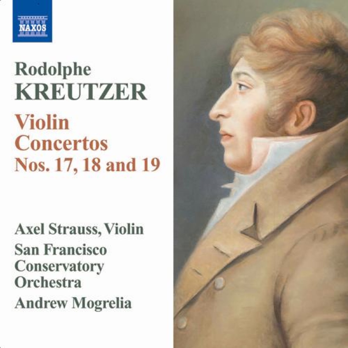 Kreutzer: Violin Concertos Nos. 17-19 by SFCM Orchestra, Andrew Mogrelia & Axel Strauss album cover