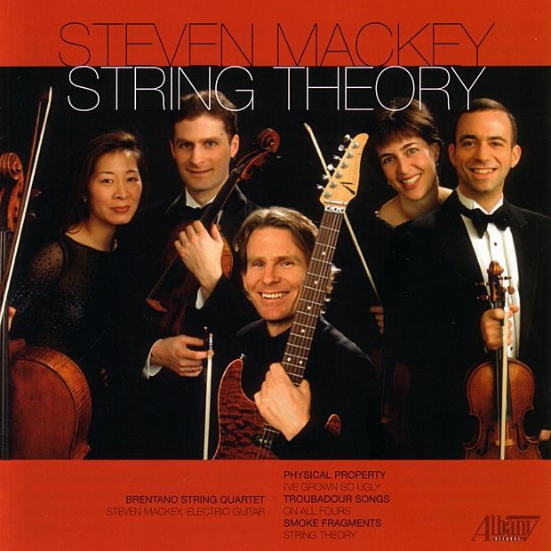 Mackey: String Theory by Brentano String Quartet album cover