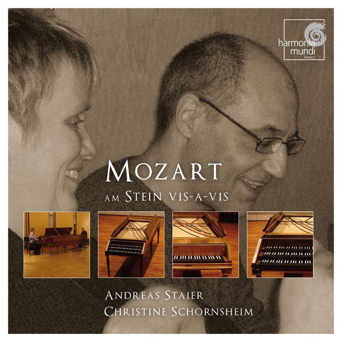 Mozart: On Stein Vis-à-vis by Andreas Staier & Christine Schornsheim album cover