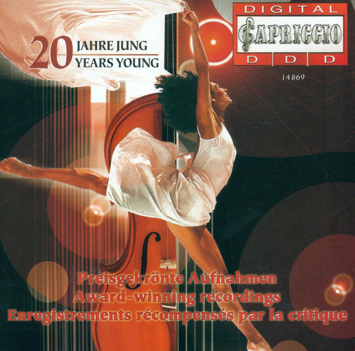 Capriccio 20 Prize-Winning Years by Camerata Salzburg, Sandor Vegh, Jochen Kowalski, Hartmut Haenchen, Carl Philipp Emanuel Bach Chamber Orchestra, Concerto Köln, Rheinische Kantorei, Das Kleine Konzert, Hermann Max, Christine Schornsheim, Berliner Barock-Compagney, Andreas Staier, Petersen Quartet, Tabea Zimmermann, Mitsuko Shirai, Hartmut Holl, Thomas Duis, Reinhold Friedrich, Deutsches Symphonie-Orchester Berlin, Lutz Kohler, Michail Jurowski, Rundfunk-Sinfonieorchester Berlin, Elena Zaremba, Robert Worle, Berlin Radio Choir, Gerd Albrecht, RIAS Kammerchor, Roland Hermann & Celina Lindsley album cover