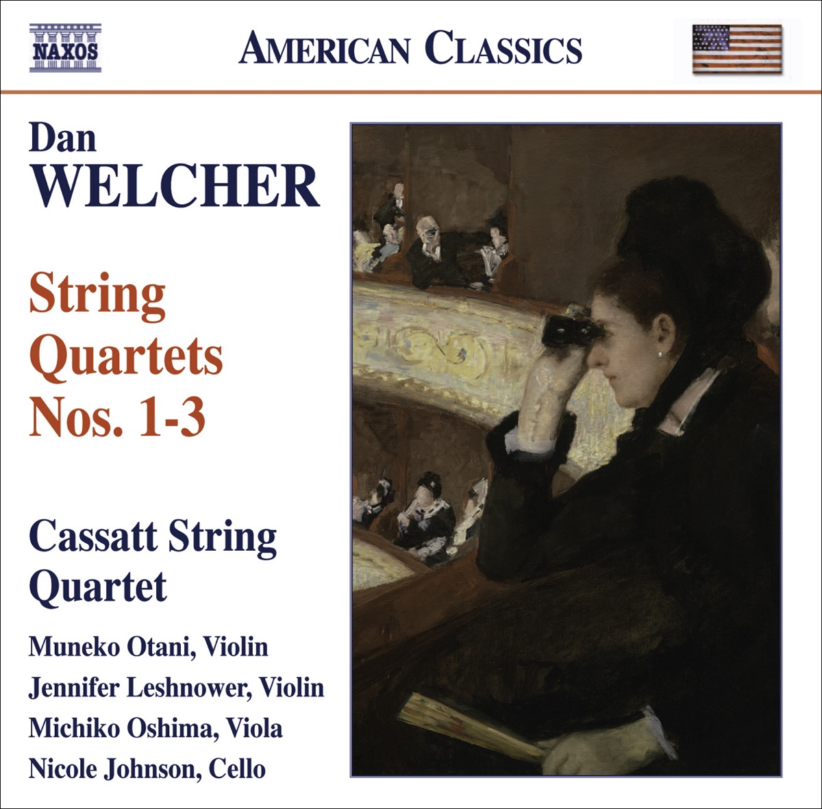 Welcher: String Quartets Nos. 1-3 by Cassatt String Quartet album cover