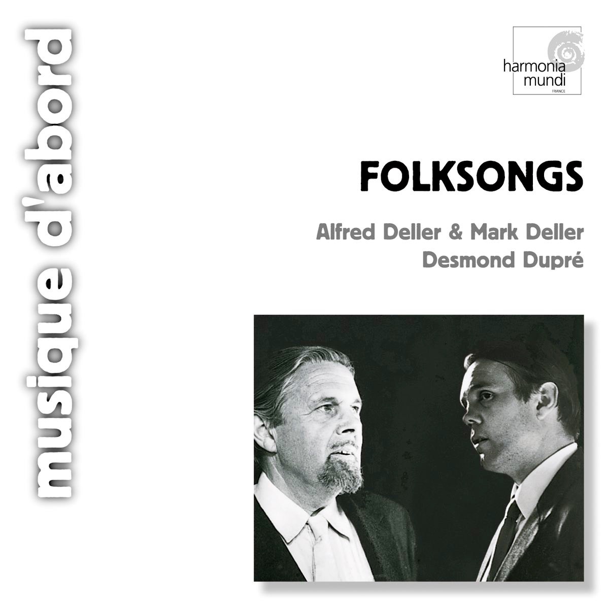 Folksongs by Alfred Deller, Desmond Dupré & Mark Deller album cover