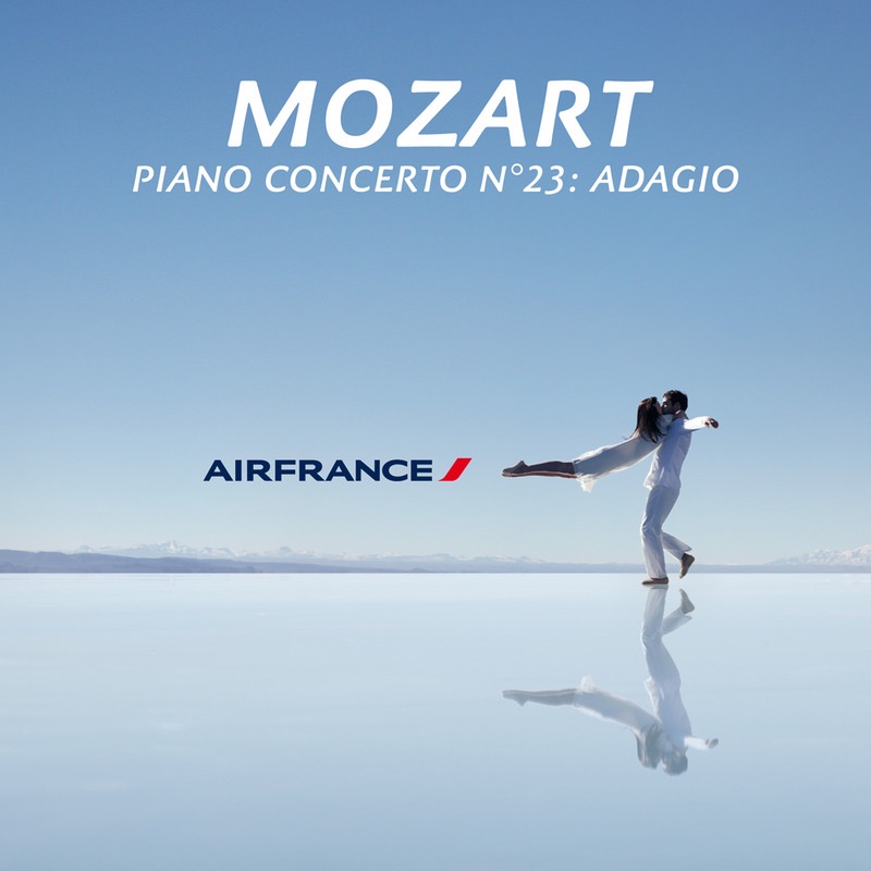 Piano Concerto No. 23 in A, K. 488: II. Adagio (Air France TV Ad) - Single by François-Xavier Roth, Vanessa Wagner & Les Siècles album cover