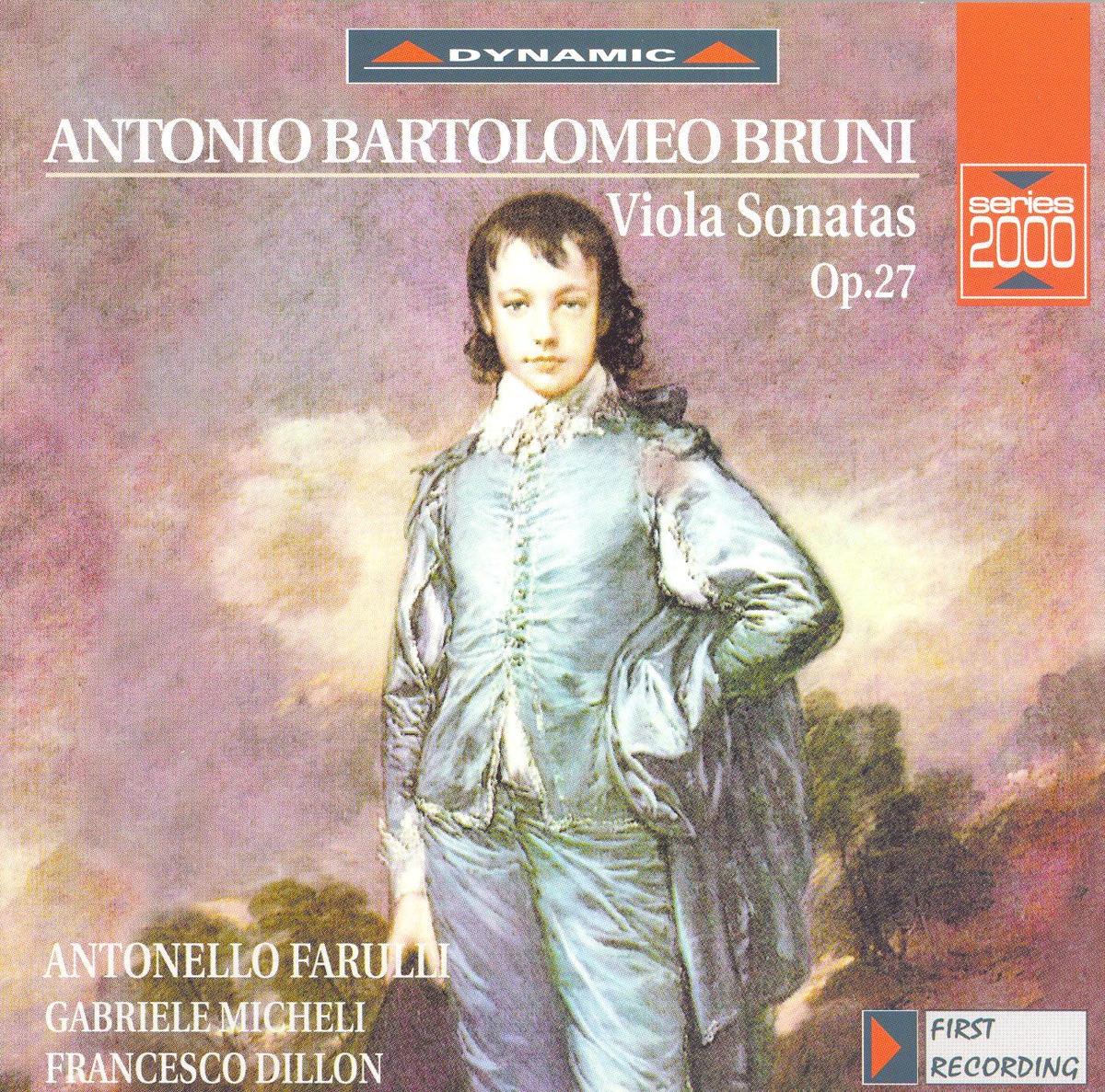 Bruni: Viola Sonatas by Antonello Farulli, Gabriele Micheli & Francesco Dillon album cover