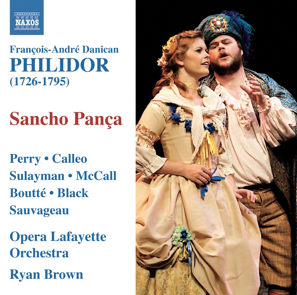 Philidor: Sancho Panca dans son isle by Tony Boutte, Ryan Brown, Opera Lafayette Orchestra, Darren Perry, Eric C. Black, Elizabeth Calleo, Karim Sulayman, Meghan McCall & Andrew Sauvageau album cover