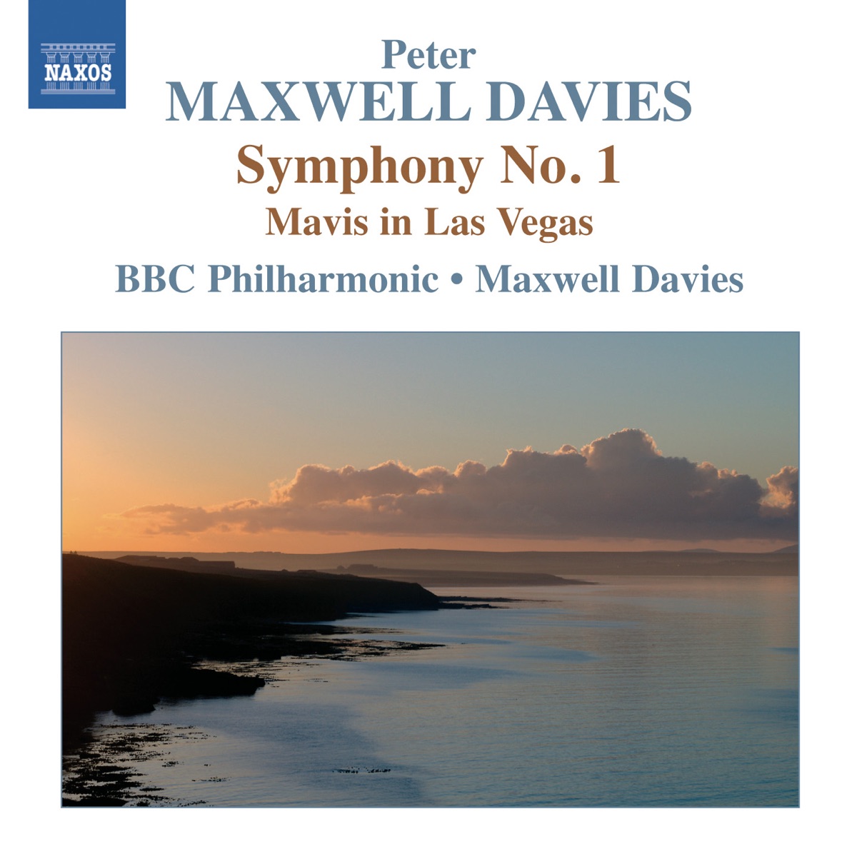 Maxwell Davies: Symphony No. 1 - Mavis in Las Vegas by BBC Philharmonic & Sir Peter Maxwell Davies album cover