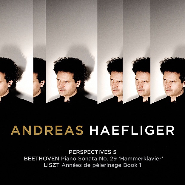 Beethoven: Piano Sonata No. 29 in B-Flat Major, Op. 106, "Hammerklavier" - Liszt: Années de pèlerinage, Book 1 by Andreas Haefliger album cover