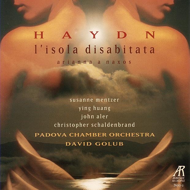 Haydn: L'isola disabitata, Arianna a Naxos by David Golub & Padova Chamber Orchestra album cover