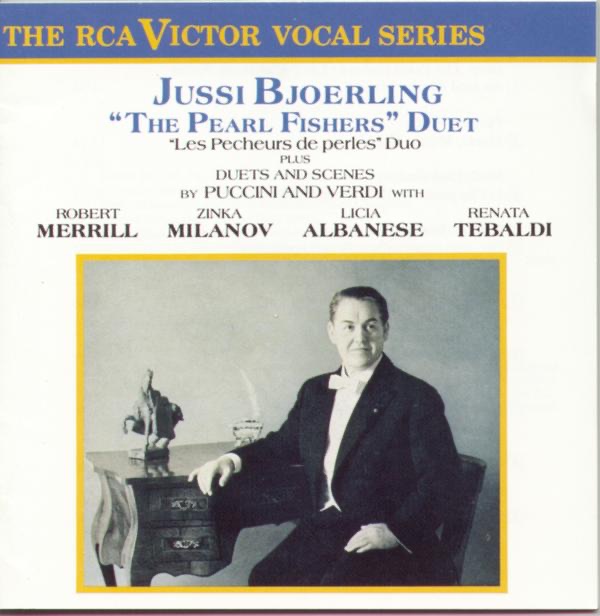 The Pearl Fishers Duet, Duets and Scenes by Jussi Björling album cover