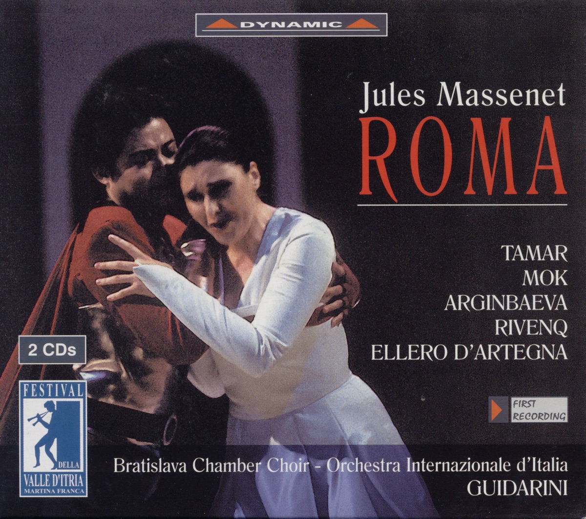 Massenet: Roma by Francesco Ellero d' Artegna, Marco Guidarini & Italian International Orchestra album cover