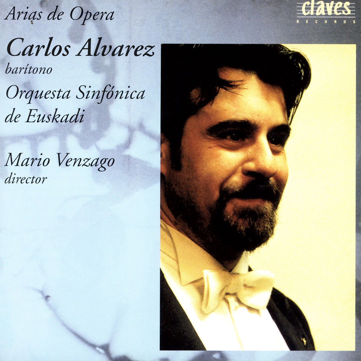Romantic Opera Arias by Carlos Alvarez, Basque National Orchestra & Mario Venzago album cover