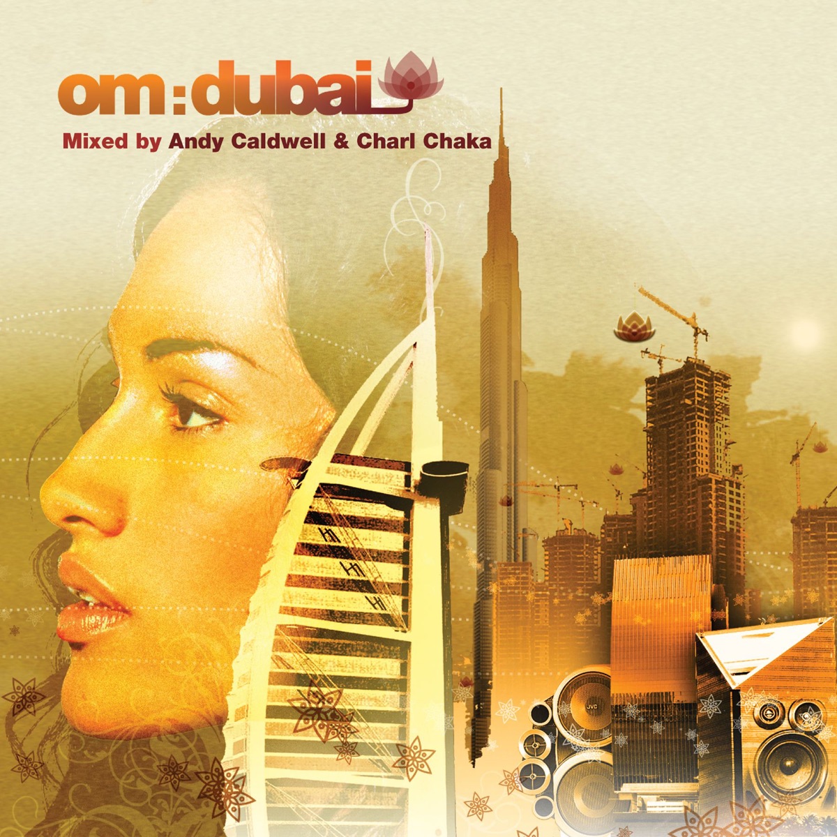 Om: Dubai (Continuous Mix) by Andy Caldwell & Charl Chaka album cover