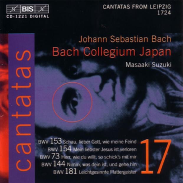 Bach: Cantatas, BWV 73, 144, 153, 154, 181 (Vol. 17) by Bach Collegium Japan & Masaaki Suzuki album cover