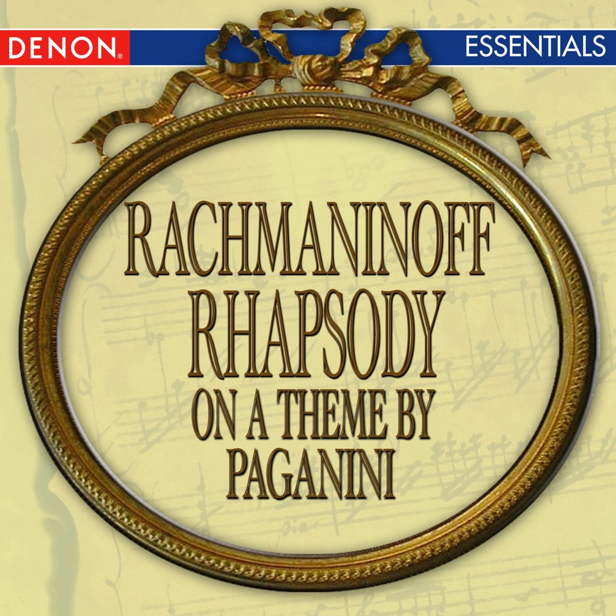 Rachmaninoff: Rhapsody On a Theme By Paganini by Moscow RTV Symphony Orchestra, Alexander Dmitriev & Alexei Cherkasov album cover