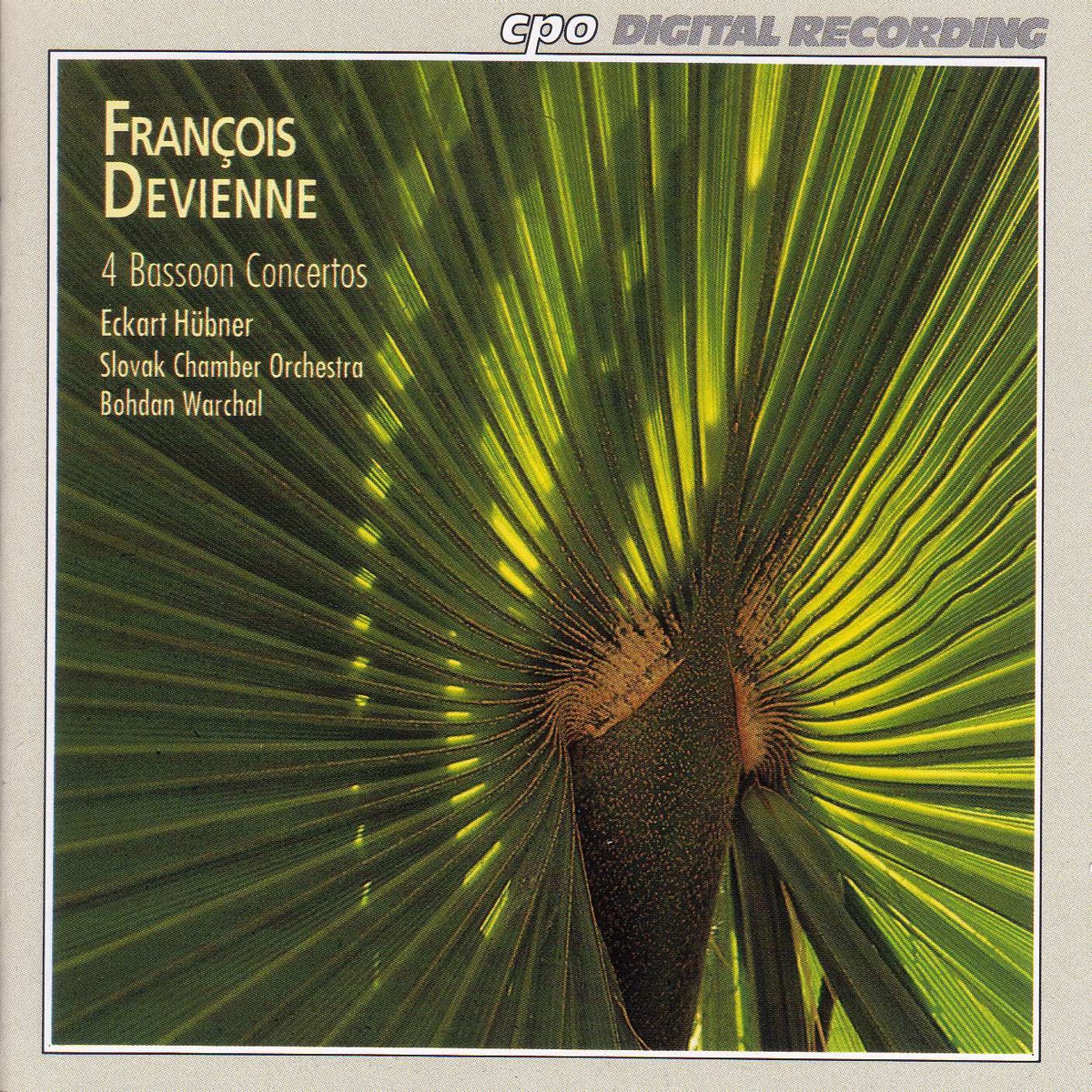 Devienne: Bassoon Concertos by Eckart Hubner, Bohdan Warchal & Slovak Chamber Orchestra album cover