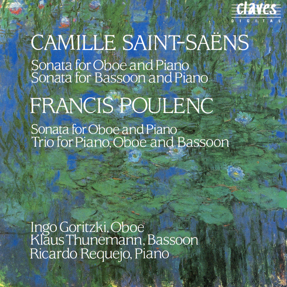 Saint-Saëns & Poulenc: French Music for Oboe & Bassoon by Ingo Goritzki, Klaus Thunemann & Ricardo Requejo album cover