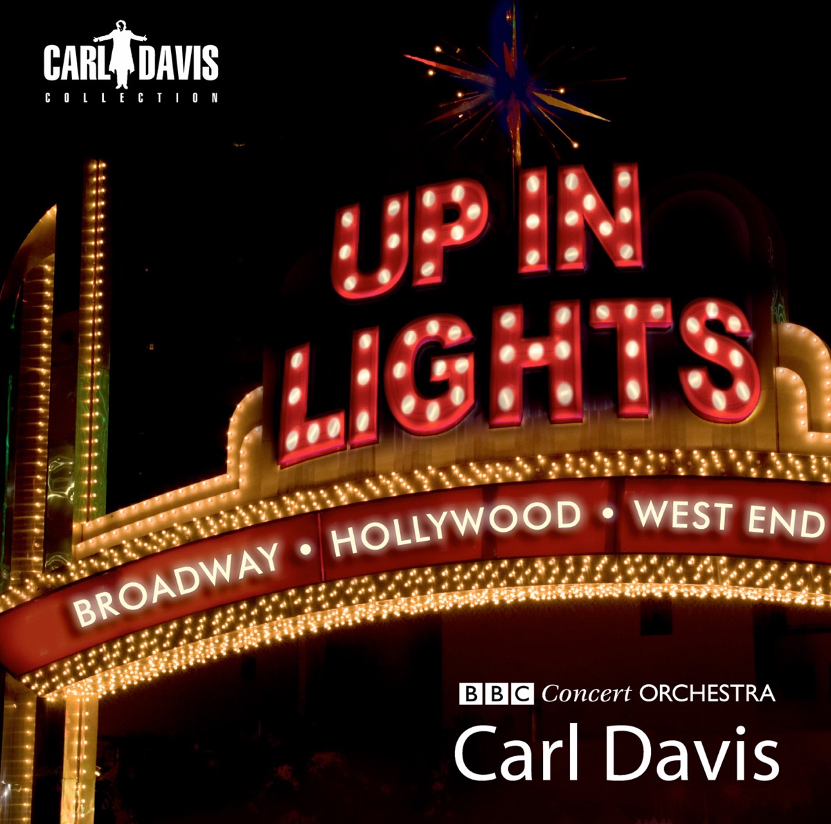 Up In Lights by Carl Davis, BBC Concert Orchestra, Matthew Trusler & Jenny McLaren album cover