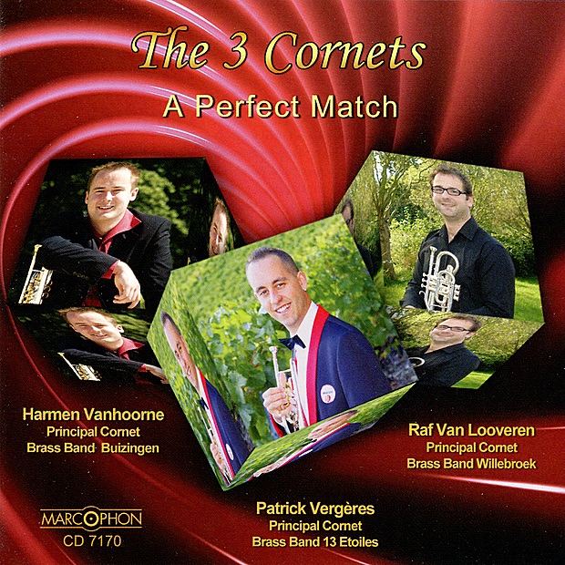 A Perfect Match by The 3 Cornets, Patrick Vergères, Harmen Vanhoorne & Raf Van Looveren album cover