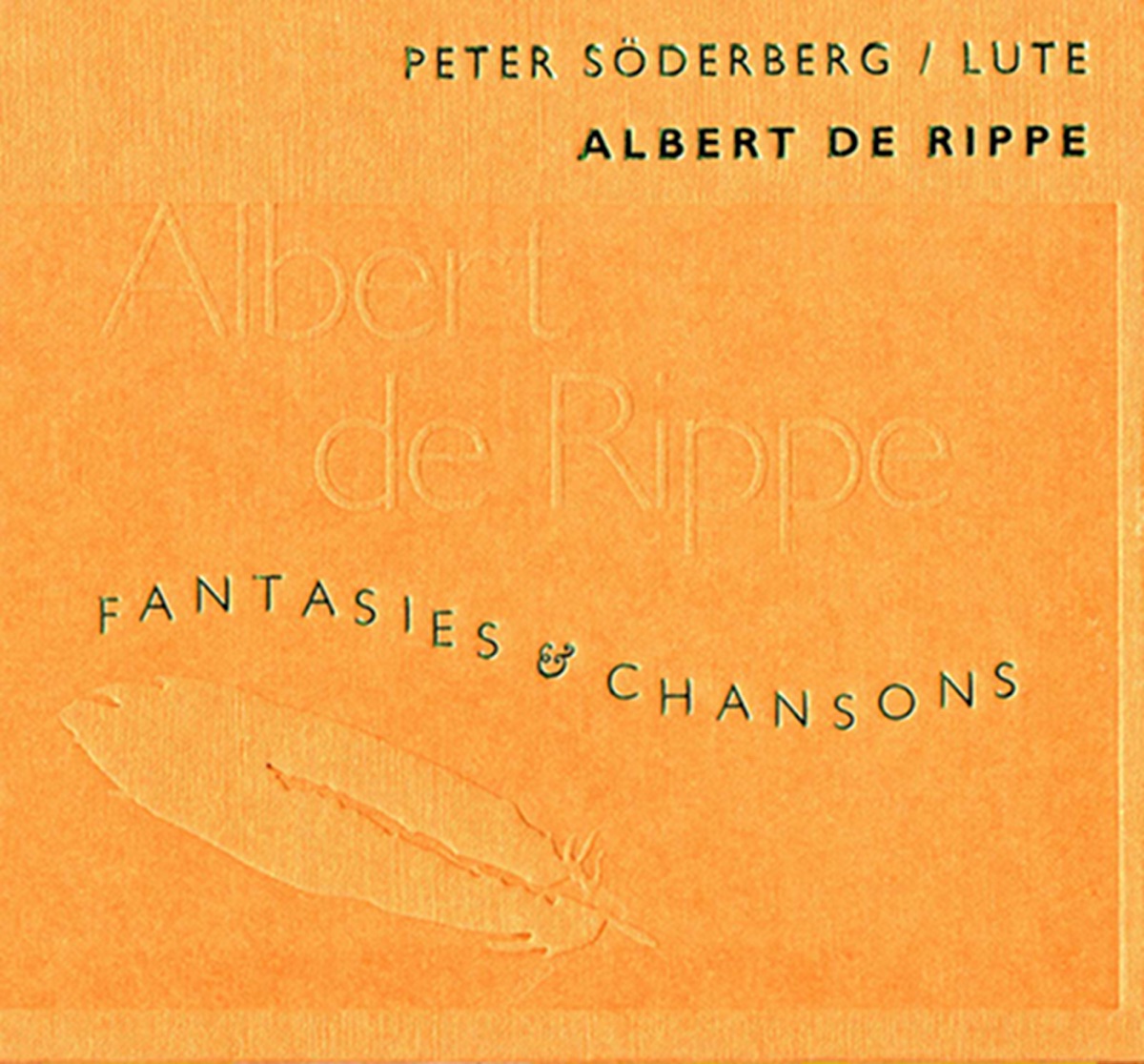 Fantasies & Chansons by Peter Soderberg album cover