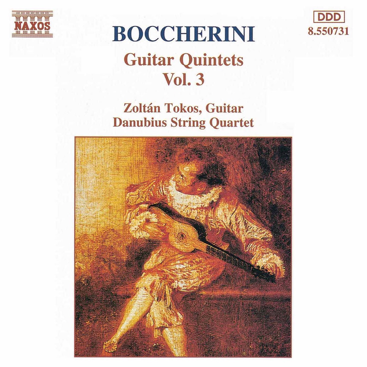 Boccherini: Guitar Quintets, Vol. 3 by Zoltan Tokos & György Éder album cover