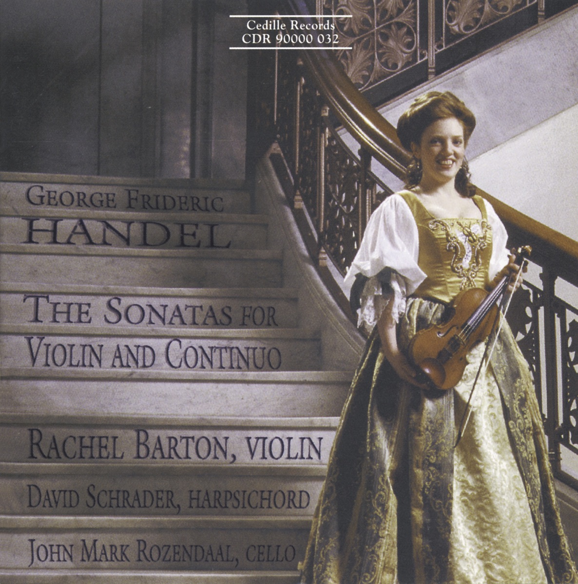 Handel: Sonatas for Violin and Continuo by David Schrader, John Mark Rozendaal & Rachel Barton Pine album cover