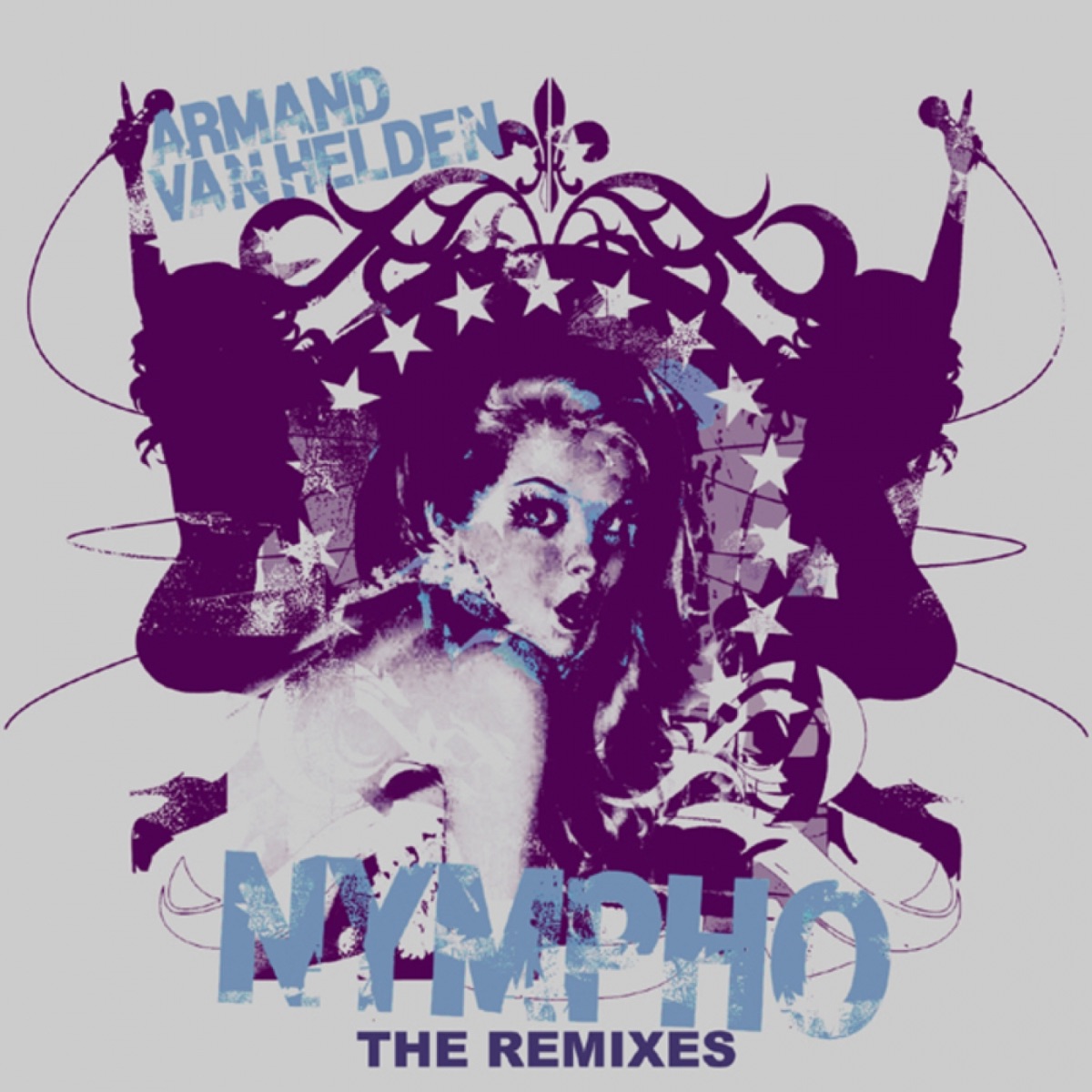 Nympho (The Remixes) by Armand Van Helden & Tara McDonald album cover